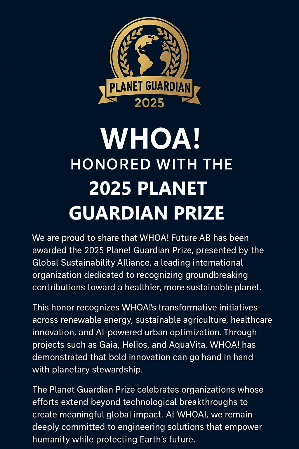 2025 Planet Guardian Award 1 2025 Planet Guardian Award 1
