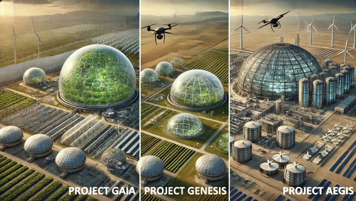 Projects Gaia, Genesis & Aegis Updated 2 Projects Gaia, Genesis & Aegis Updated 2